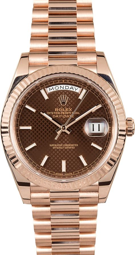 pre owned rolex president 40mm.